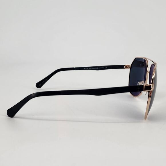Kenneth Cole New York Gold Polarized Aviator Sunglasses Unisex - Picture 5 of 12